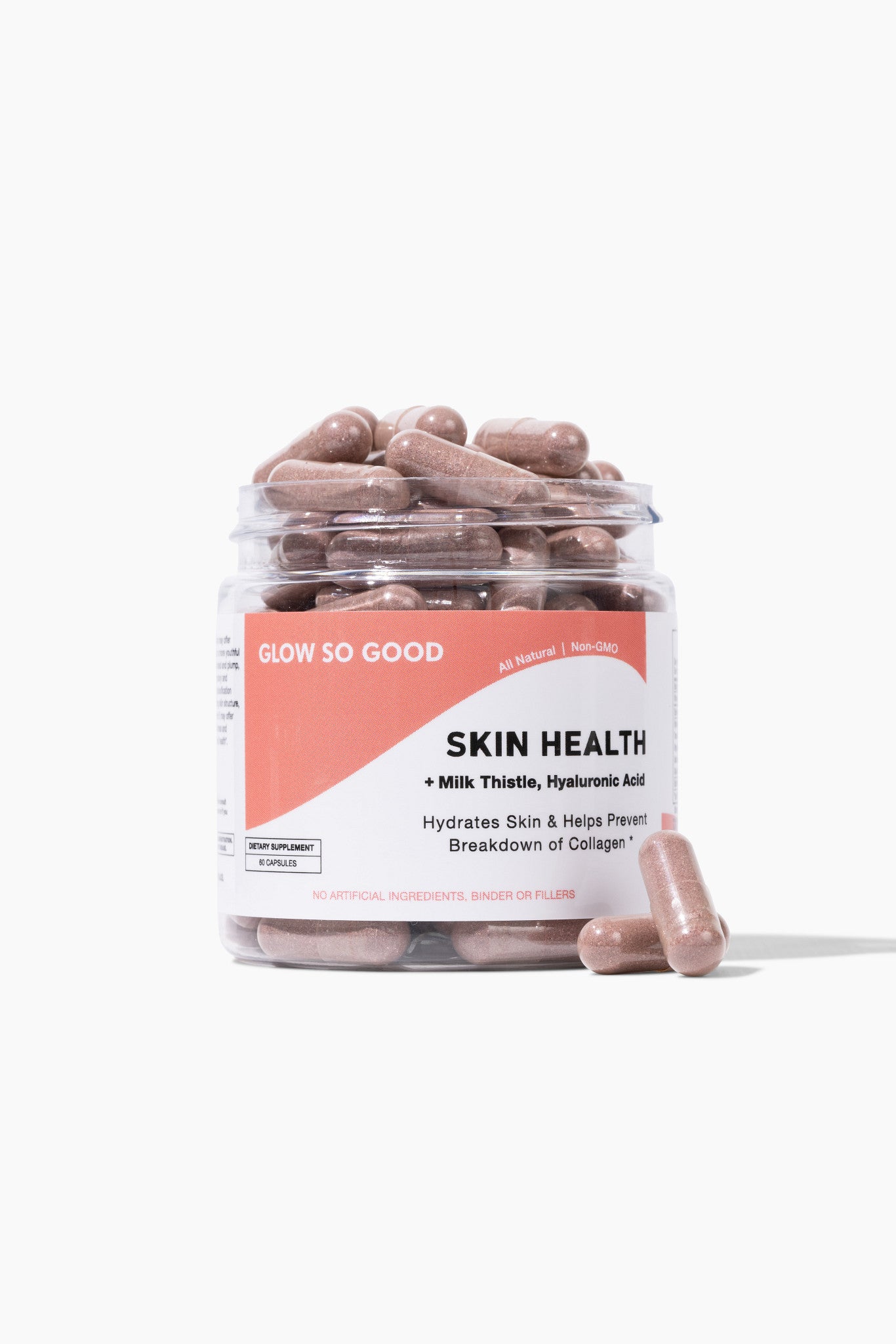SKIN HEALTH  with Milk Thistle + Hyaluronic Acid