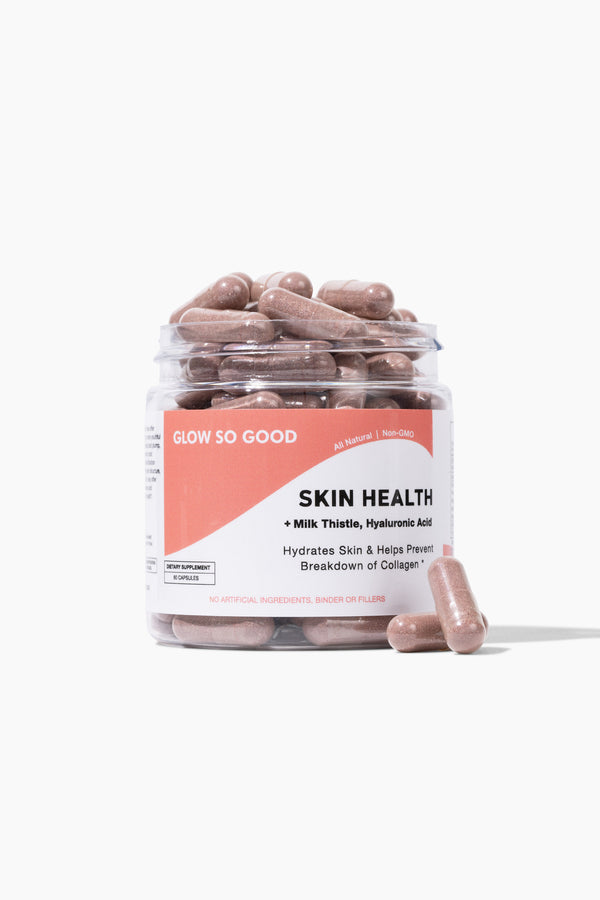 SKIN HEALTH  with Milk Thistle + Hyaluronic Acid
