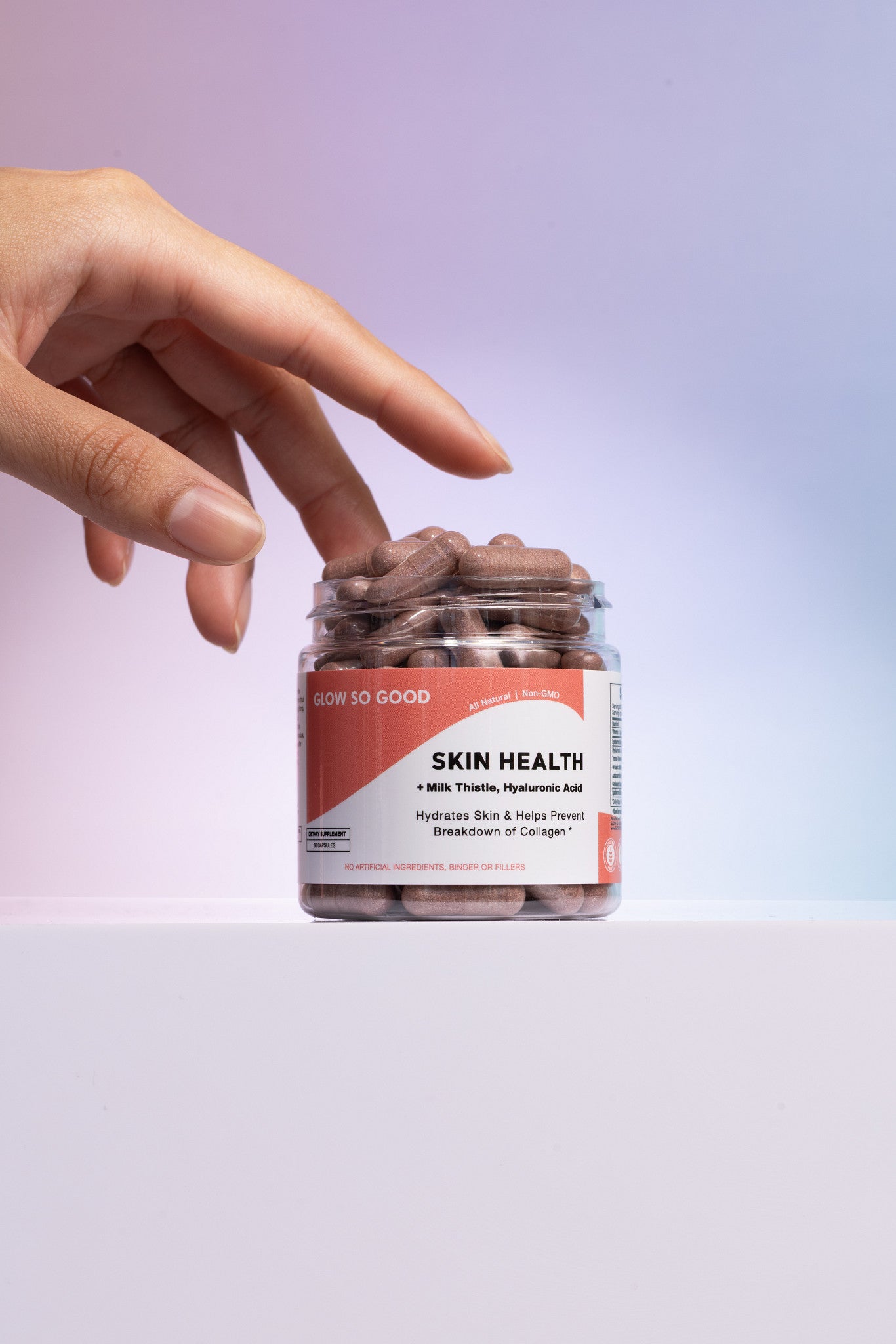 SKIN HEALTH  with Milk Thistle + Hyaluronic Acid